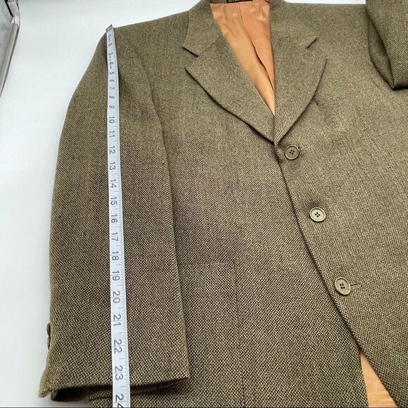 Men's 💯% Wool Suit Jacket Sz 42R - Picture 8 of 14
